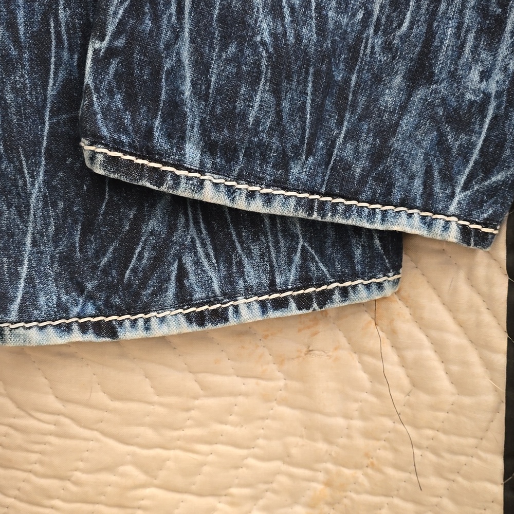 True Religion Men's Straight Jeans Dark Denim - Picture 5 of 5